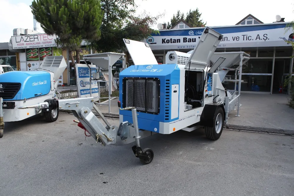 Mortel Meister Concrete Mixer & Pump Unit