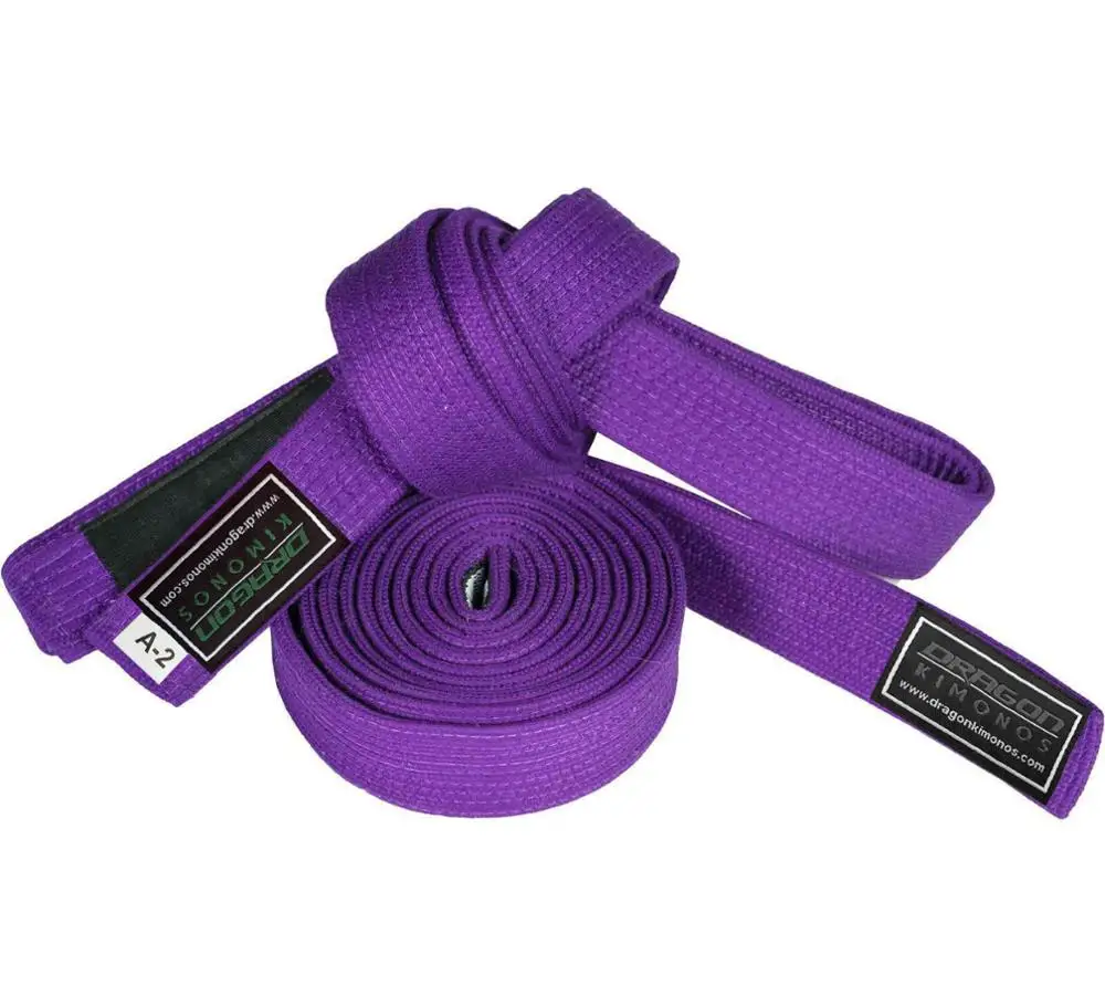 Brazilian Jiu Jitsu Gi Belts 100% Cotton Material MMA BJJ Kimono