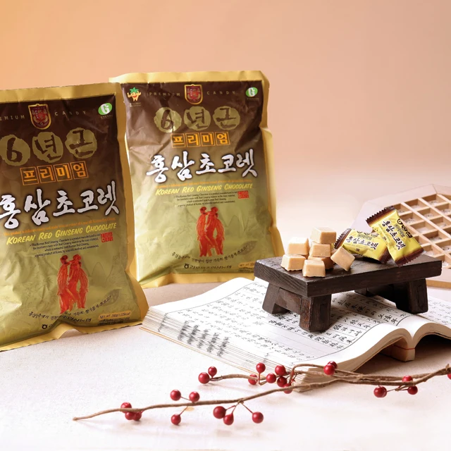  Корейский к-женьшень Gyeonggido 6 лет экстракт корня красного женьшеня Panax (Hongshen) содержащий шоколад премиум-класса (250 г в