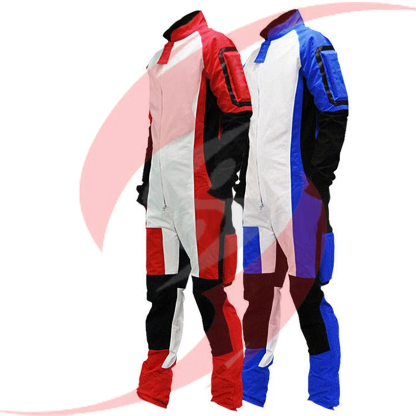 new 2020 Skydiving Jumpsuit Black red Skydive Suit freely  Skydiving Bootie Suit w/ Grippers