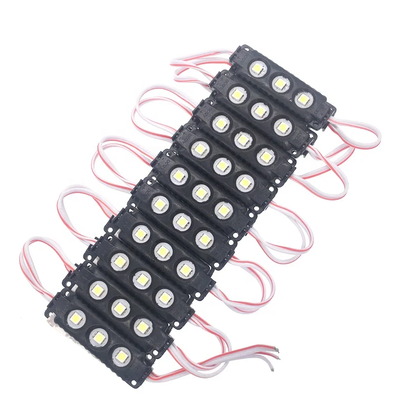 Новое поступление черный водонепроницаемый smd 5050 12v 3 светодио дный s 0 75 w для рекламы светильник коробка 5054 впрыска модуль
