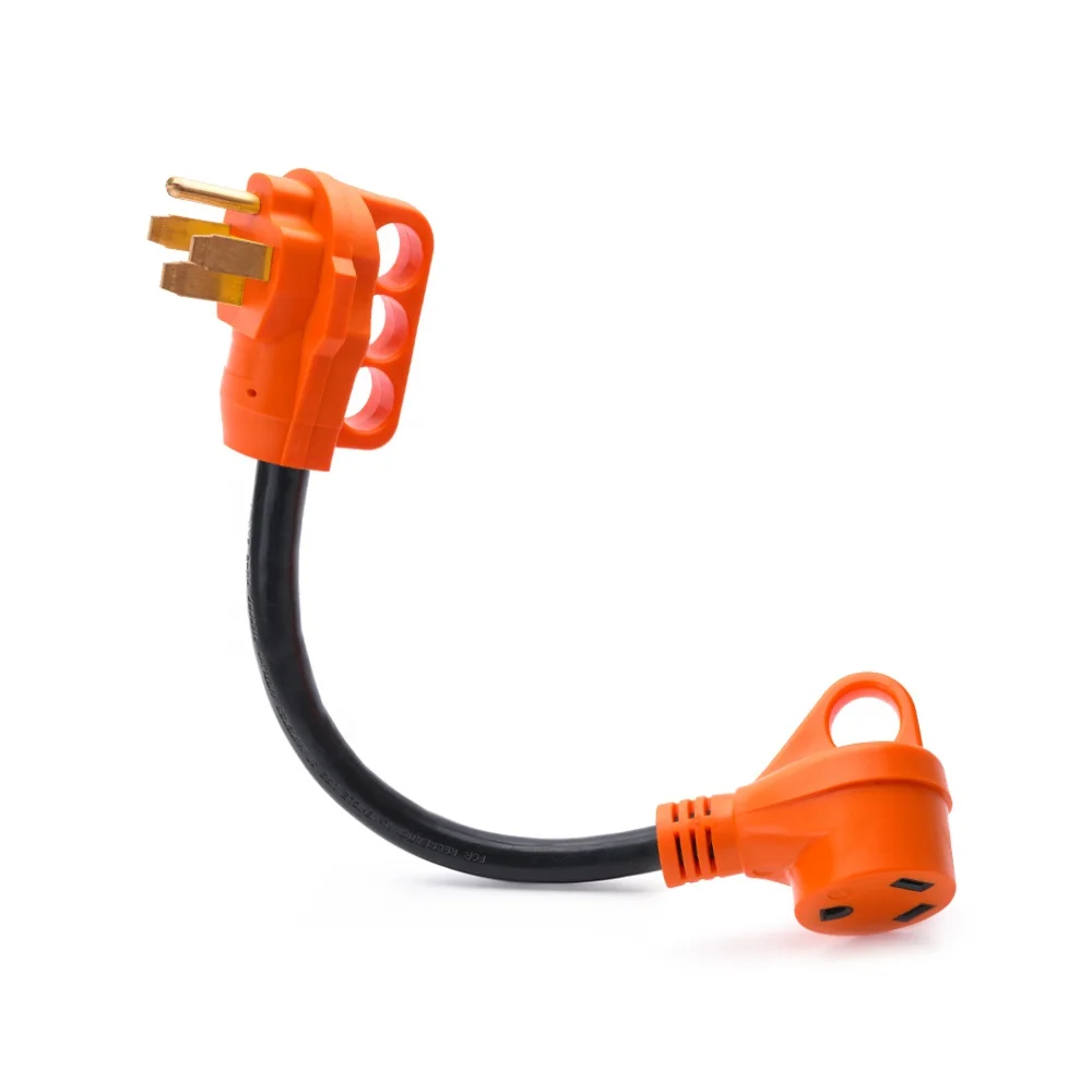 MICTUNING 18 дюймов 50 А штекер 30 гнездо сверхмощный Dogbone Электрический RV-адаптер с