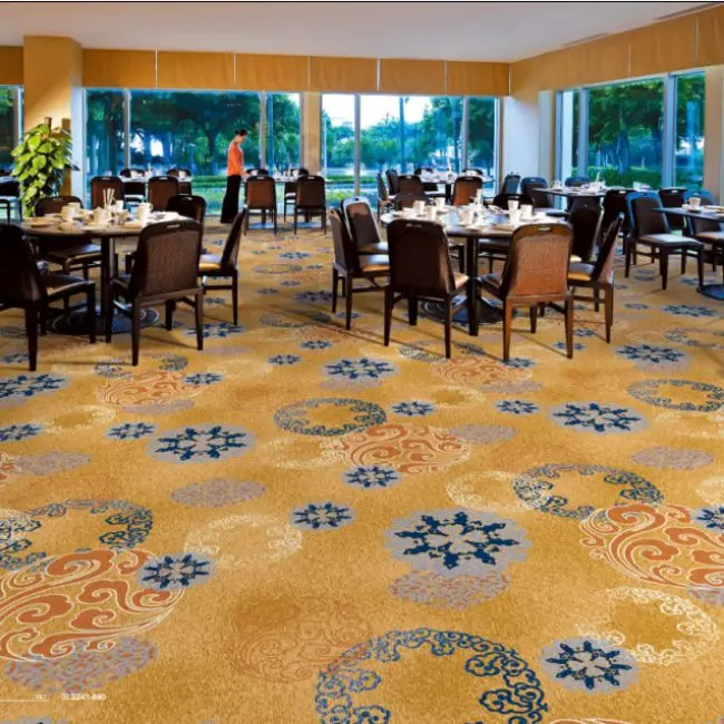 100%Nylon  floor Printed Carpet hotel carpets
