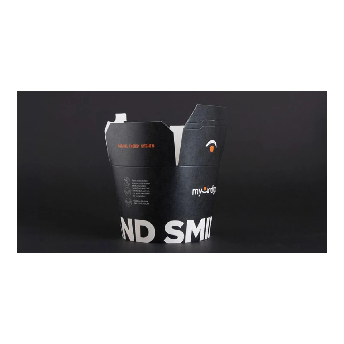 Ecofriendly kraft paper food box lunch box with window salad contain package corrugated cardboard custom box packaging with logo