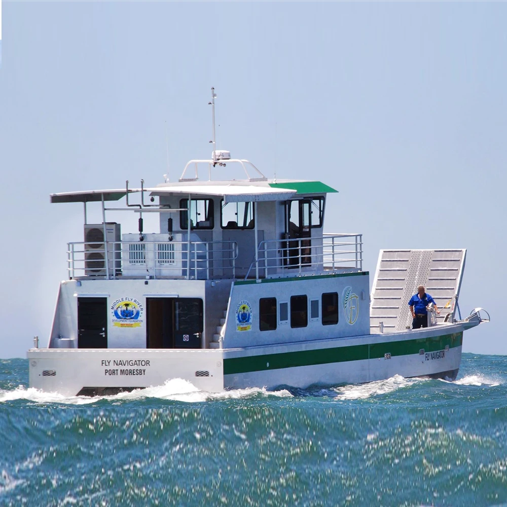 20m strong heavy duty aluminum landing craft barge