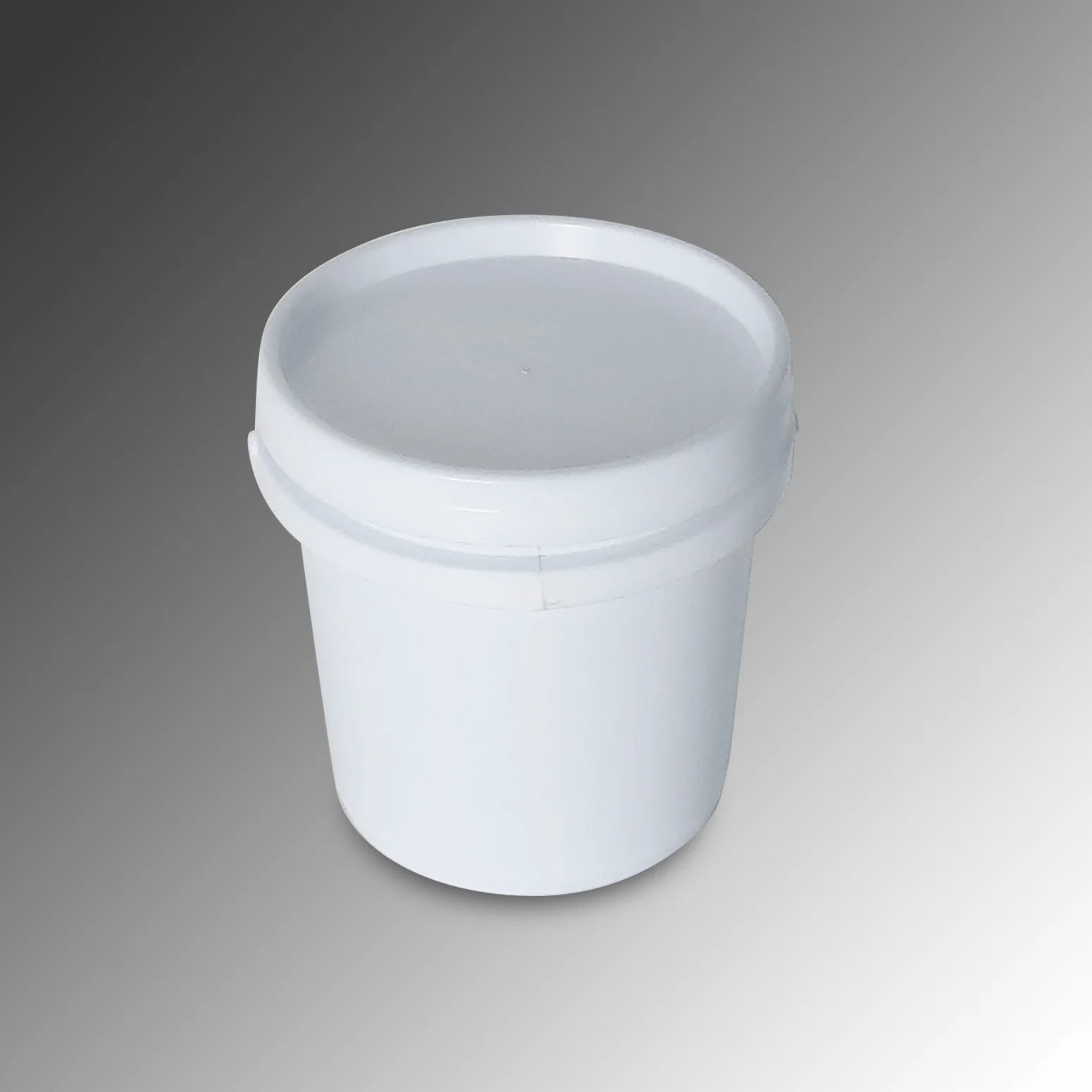 PP Plastic - Plastic Bucket empty Material Plastic Type Paint Bucket  1Lit cone