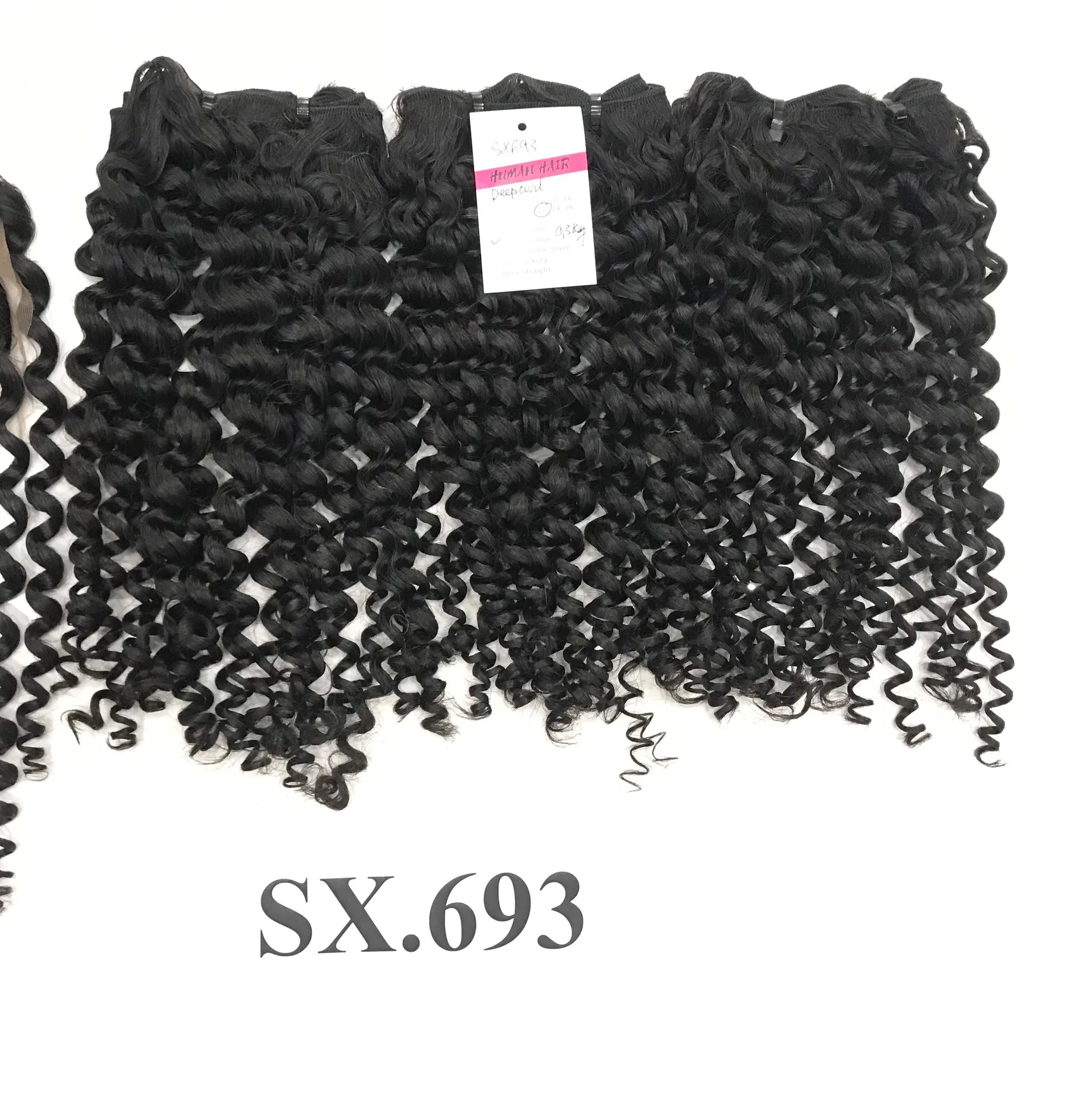 Поддержка малого бизнеса! Оптовая цена лучшего качества! Глубокие кудрявые накладные волосы необработанные лучший поставщик во Вьетнаме