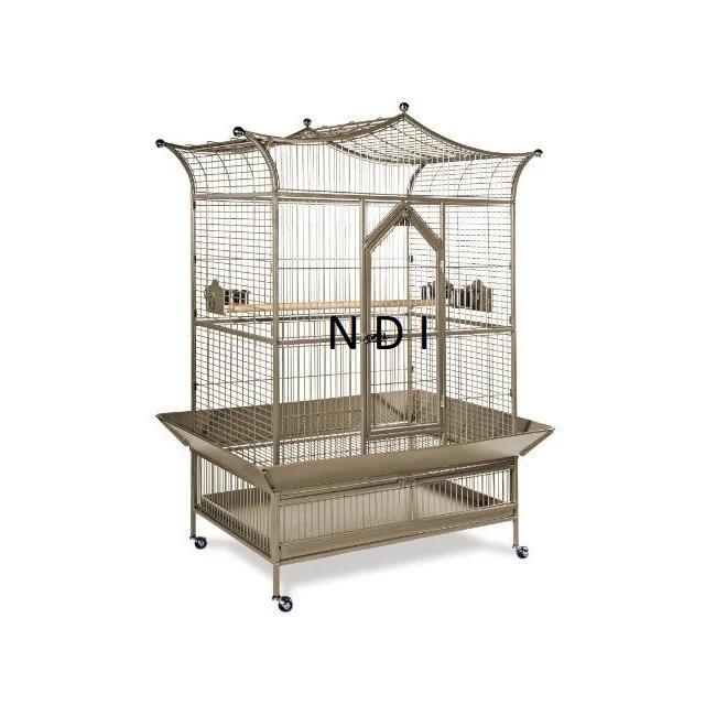 Аксессуары для украшения сада эстетически Удобная клетка разведения канареек и голубей с подставкой украшение черным порошковым покрытием