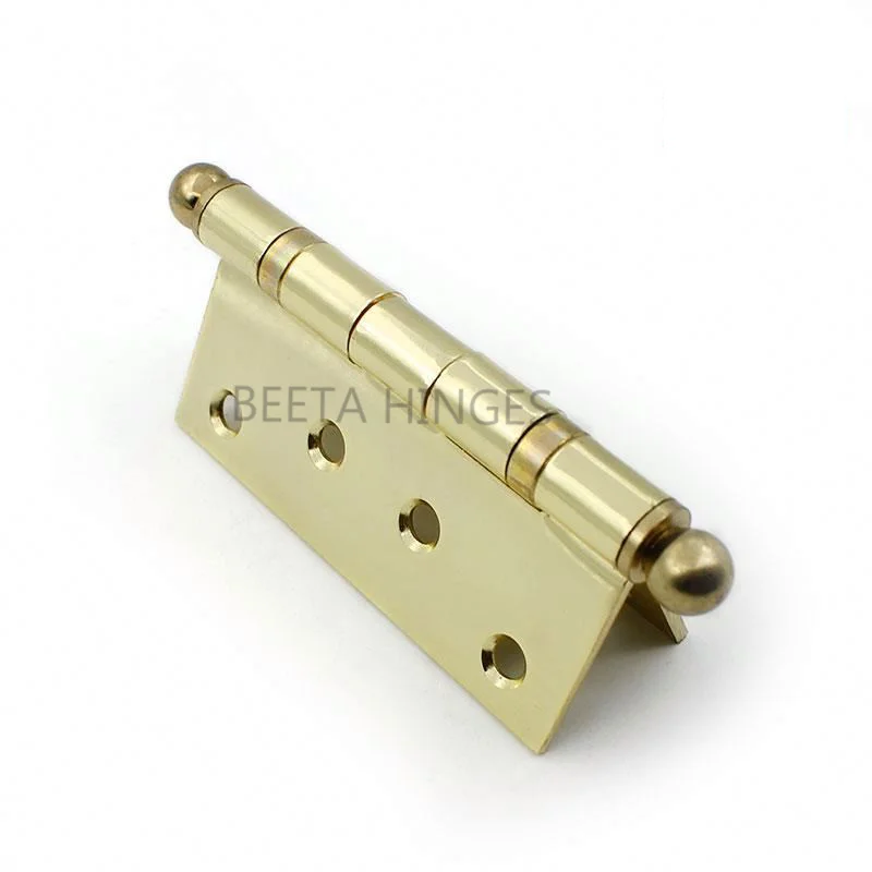 
Flat Head Ball Bearing Butt Hinge for Heavy Door Decorative Tip 