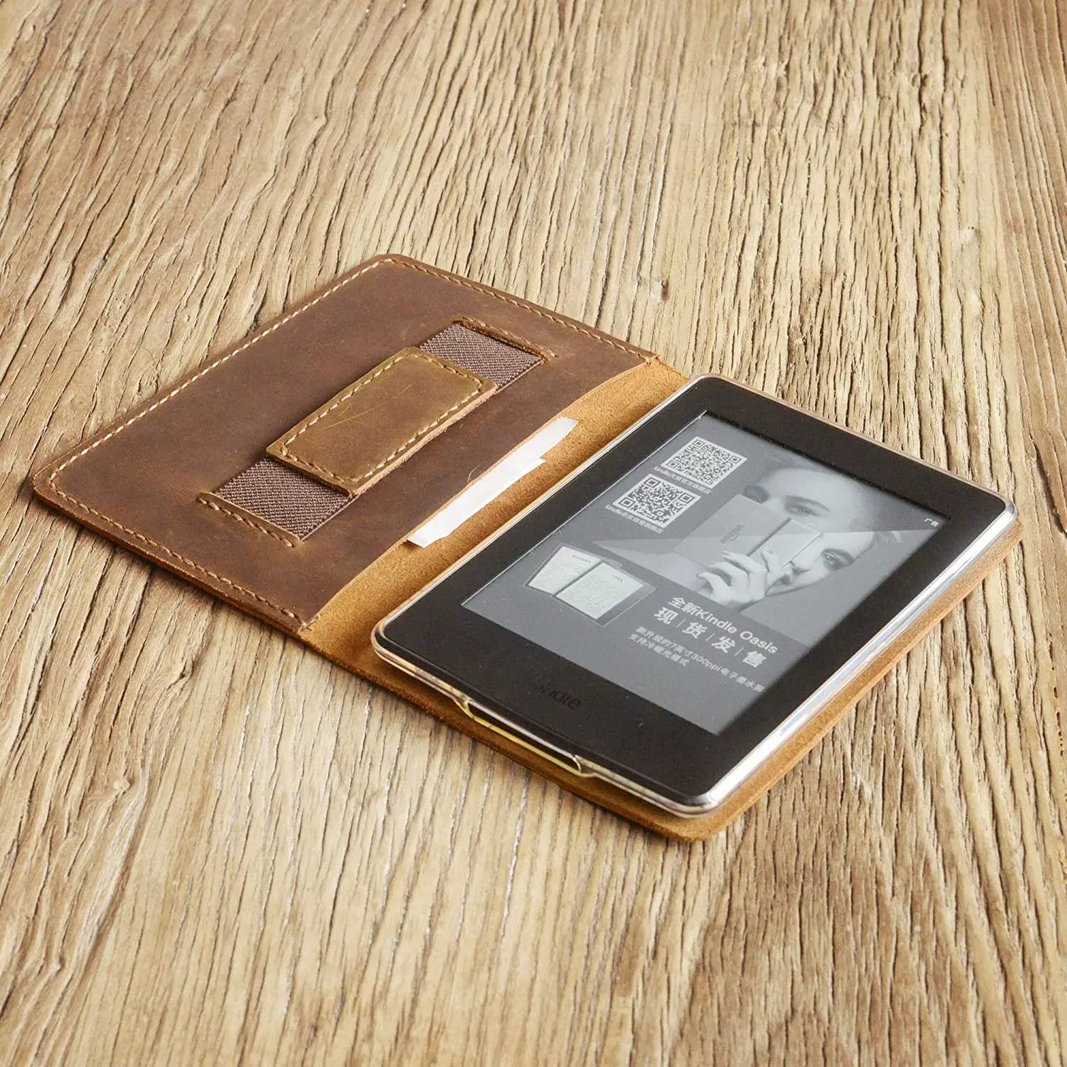 Protective Kindle Case Genuine Vintage Crazy horse Leather Cover for Kindle Paperwhite 10 11 Gen