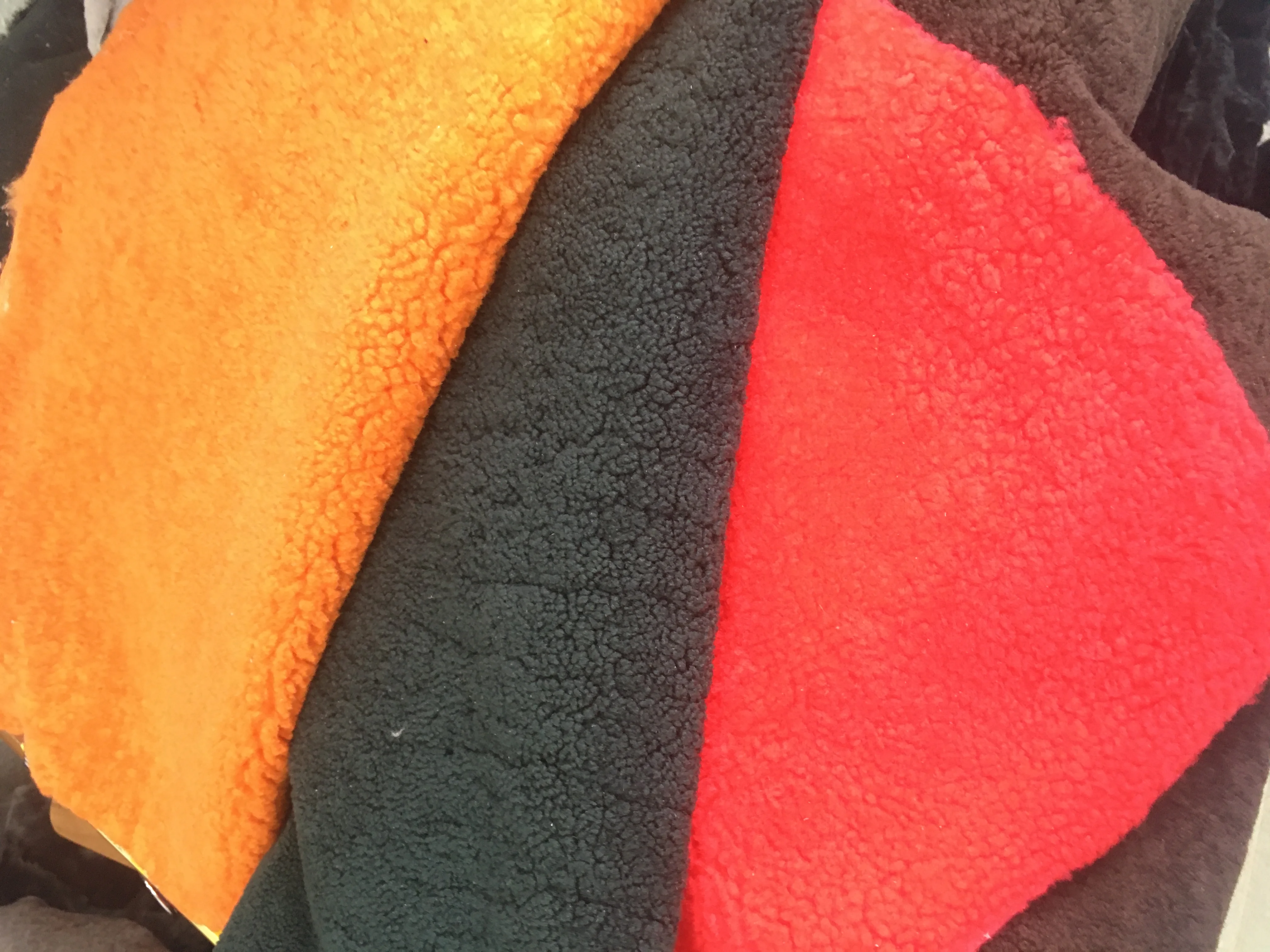 Semi-Finished Shoes Hair Shine Special Treatment h 0.9 - h 1.3 Refined Sheepskin For Sewing Shoes/Covers/Slippers