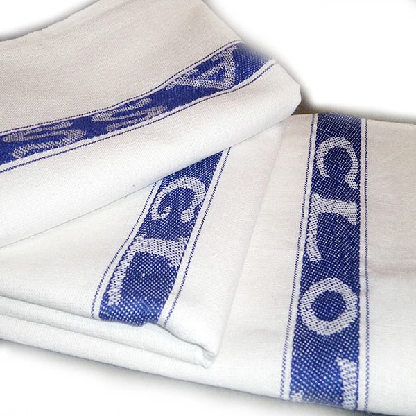 LINEN UNION (WOVEN) GLASS CLOTH 50 x 75 CM  90 g  FOR KITCHEN USE (TEA TOWEL)