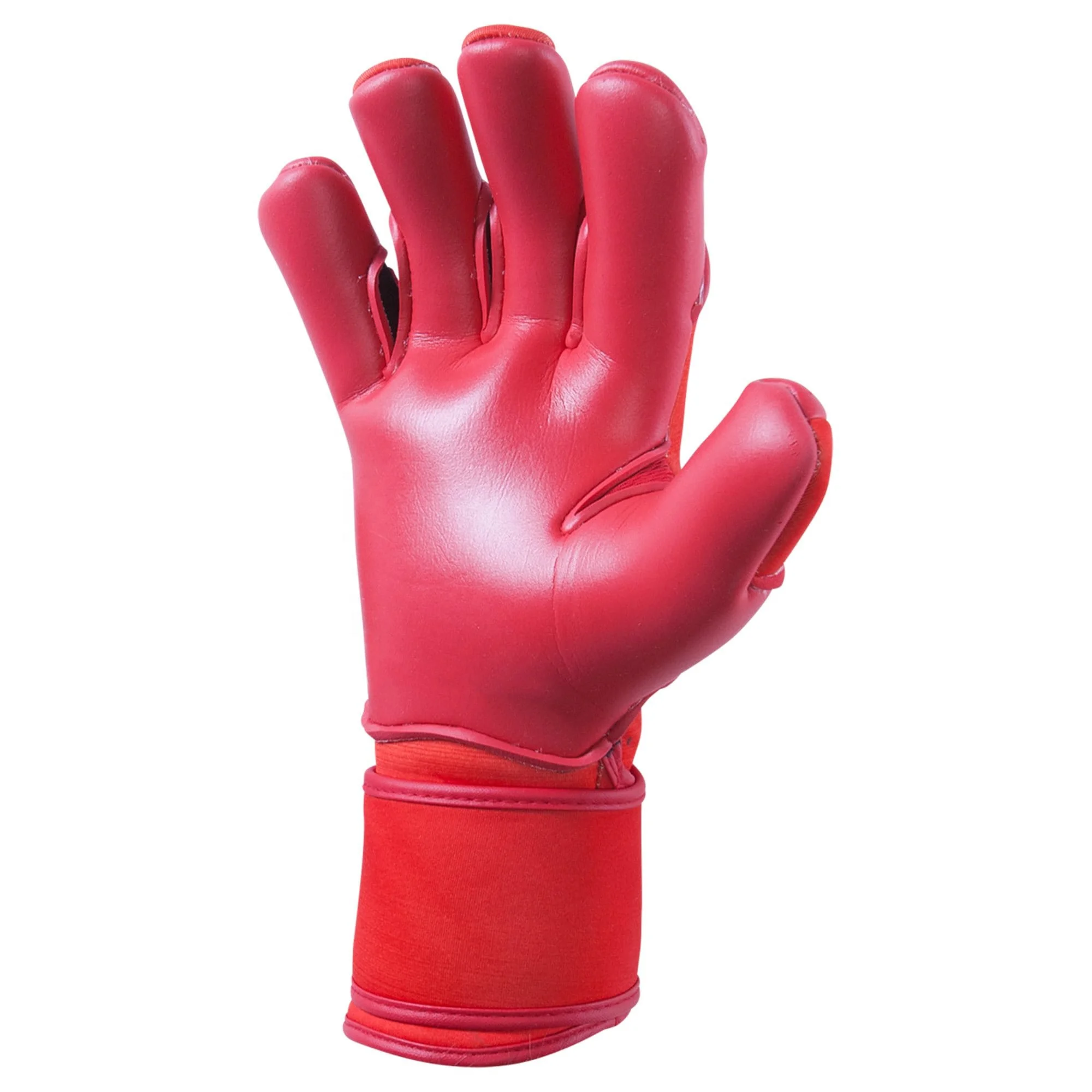 Bright color Latex sport goalkeeper gloves Soccer Goalie Gloves with rubber punch zone hybrid cut German latex professional