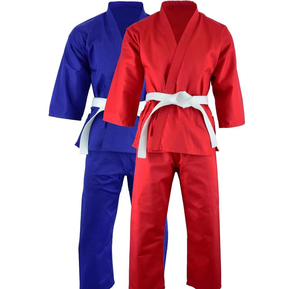 Wholesale Custom Logo Karate Equipment Printed Martial Arts Uniforms Canvas Judo Gi Kyokushin Karaty uniform Raftech Sports