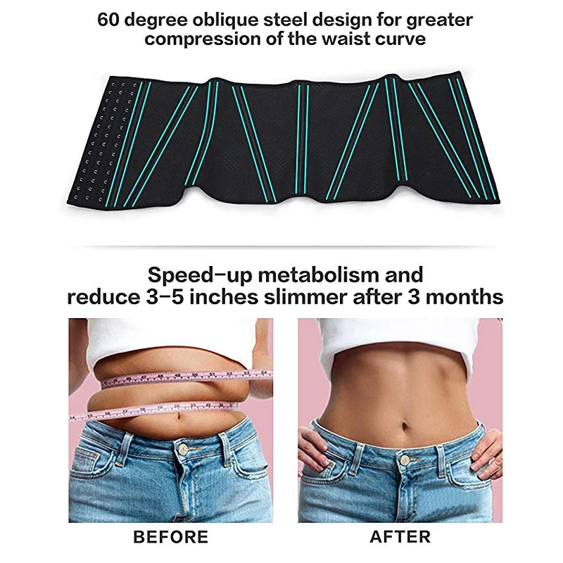CHOOYOU 2021 женский спортивный латексный корсет для талии, корсет для снижения веса, песочные часы, корректирующий пояс