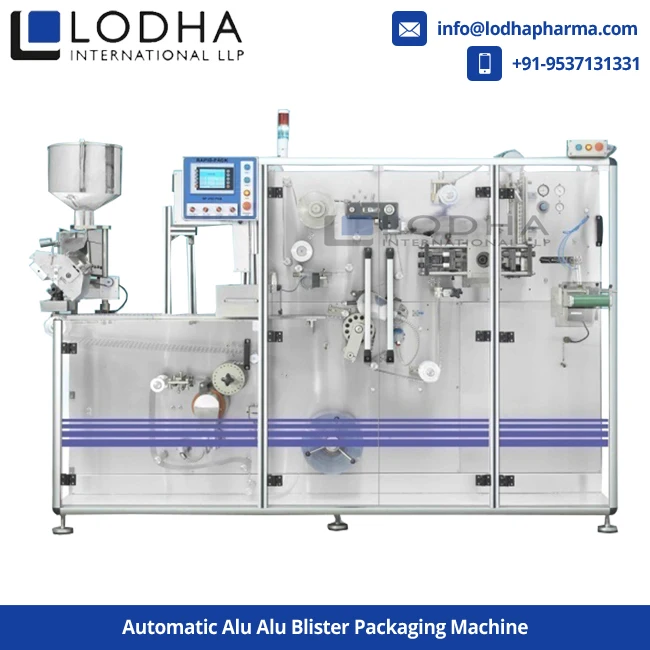  Автоматическая плоская комбинированная упаковочная машина для таблеток из алюминия и ПВХ