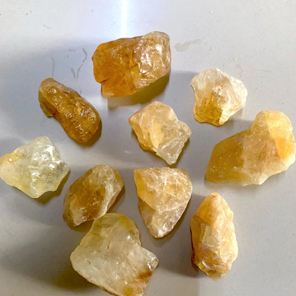 RAW CRYSTAL CITRINE TUMBLED STONES/ CERTIFIED REAL CITRINE ROUGH STONE TUMBLE WHOLESALE NATURAL YELLOW CITRINE GEMSTONE TUMBLES