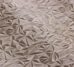 Prisma-Top grain Italian cow leather-genuine leather-geometric embossing contract leather for hotel upholstery