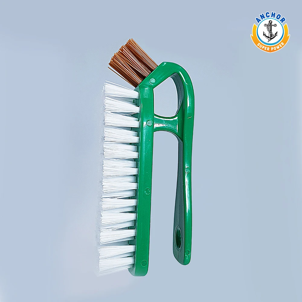 New Scrubbing Brushes Thailand Anchor Iron Shape Scrubbing Brush With Tuft For Multipurpose Cleaning