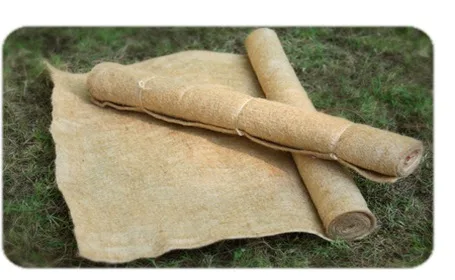 Jute Felt or Jute Matting with Scrim Cloth 100 % Natural Slit or Plain for Weed Control in 4 or 6 Needle Punched Nonwoven ESKAY