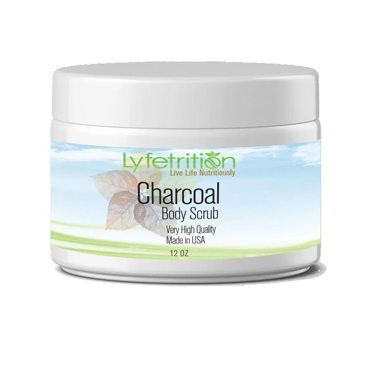 Holistic Activated Charcoal Body Scrub with Organic Ingredients