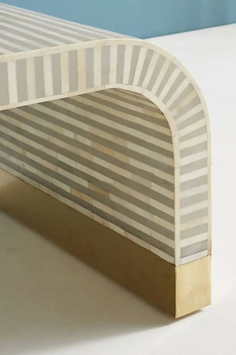 1/6 Best Quality 2021 Bone Side Table Indian Furniture