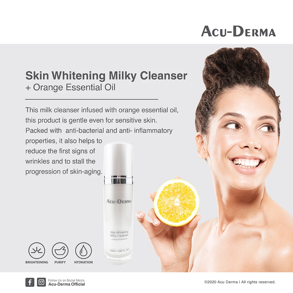 High Quality Sulfate free Facial Milk Cleanser Gentle for sensitive skin with Whitening Moisturizing effect private label OEM