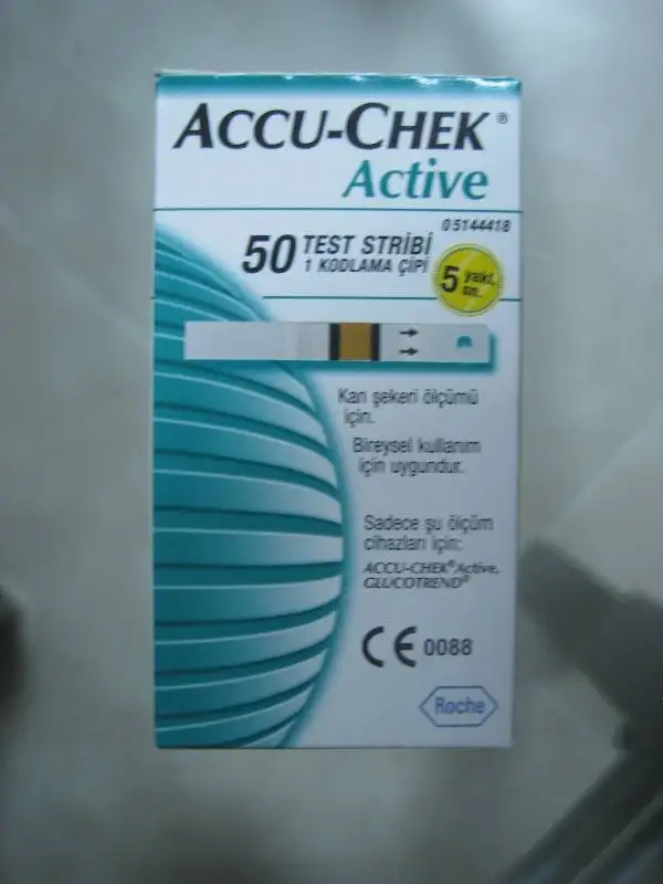 Хорошее качество тест-полоски для определения сахара в крови Accu Chek Active 50 тест-полосок полный поставщик