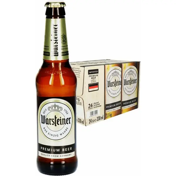 Rich Quality 4.8% Warsteiner Beer can and bottled from Top Supplier