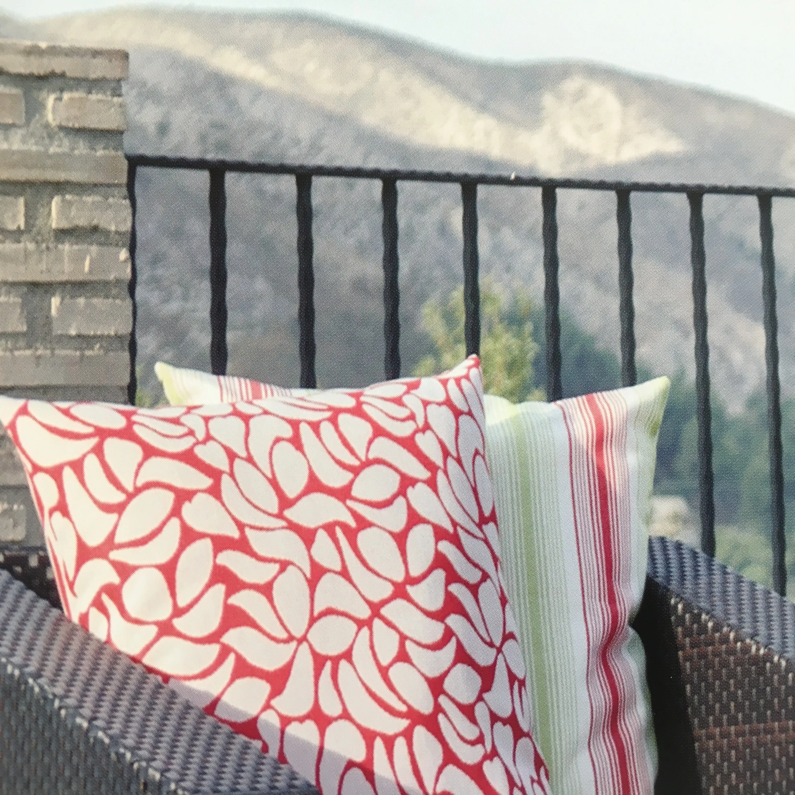 Ткань для уличной мебели, 100 раствор, окрашенная Акриловая простая Водонепроницаемая Пляжная палатка с узором в стиле Gsm, тканевая пряжа Weig