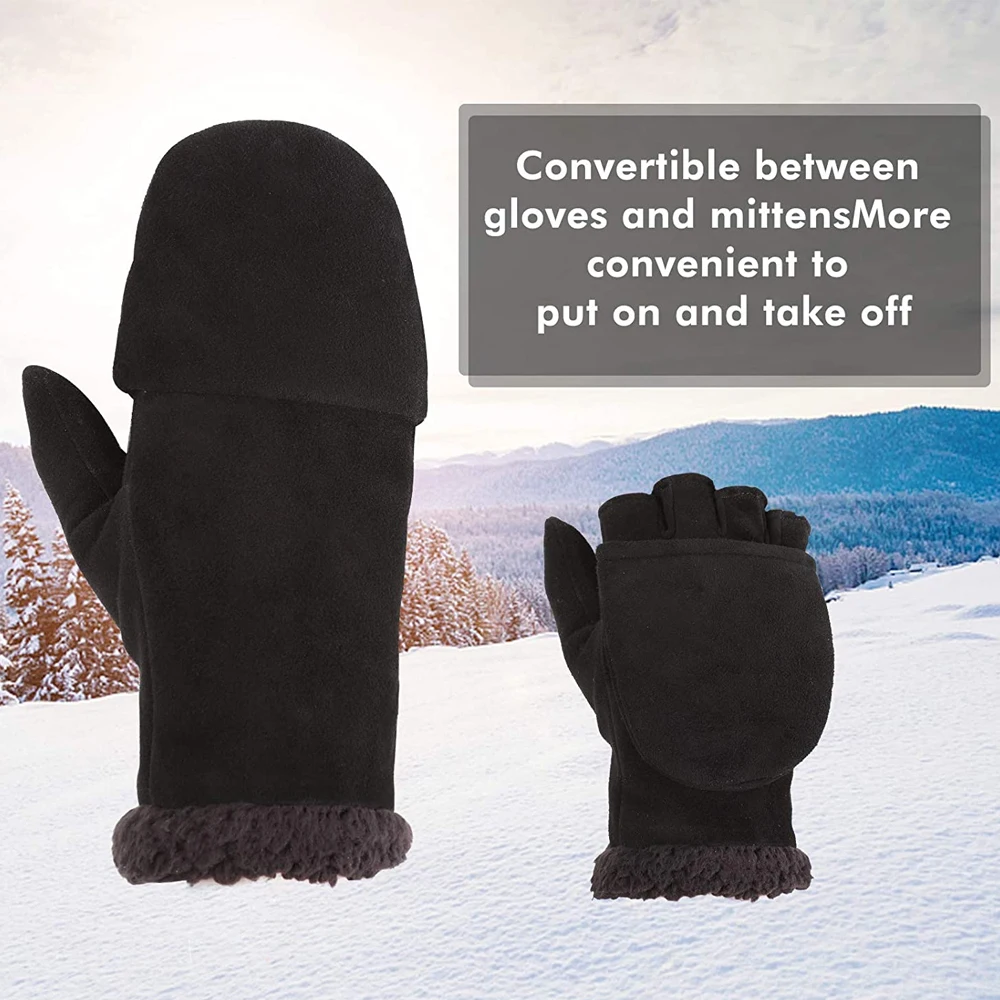 Best Design Cold Weather Fishing Mittens and Fingerless Gloves with 3M Thinsulate With Custom Logo