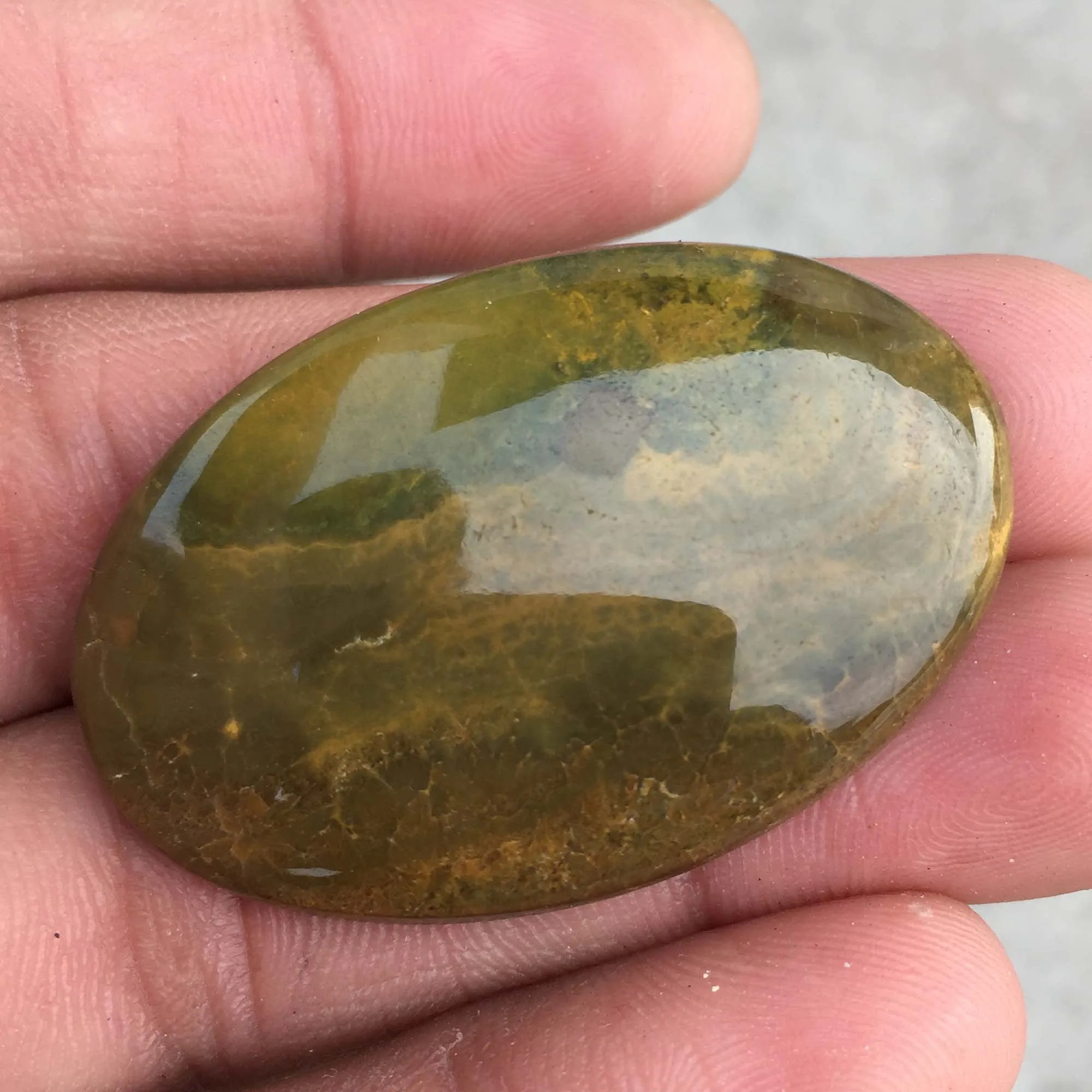  Овальная форма морская яшма драгоценный камень незакрепленный подарок на день рождения