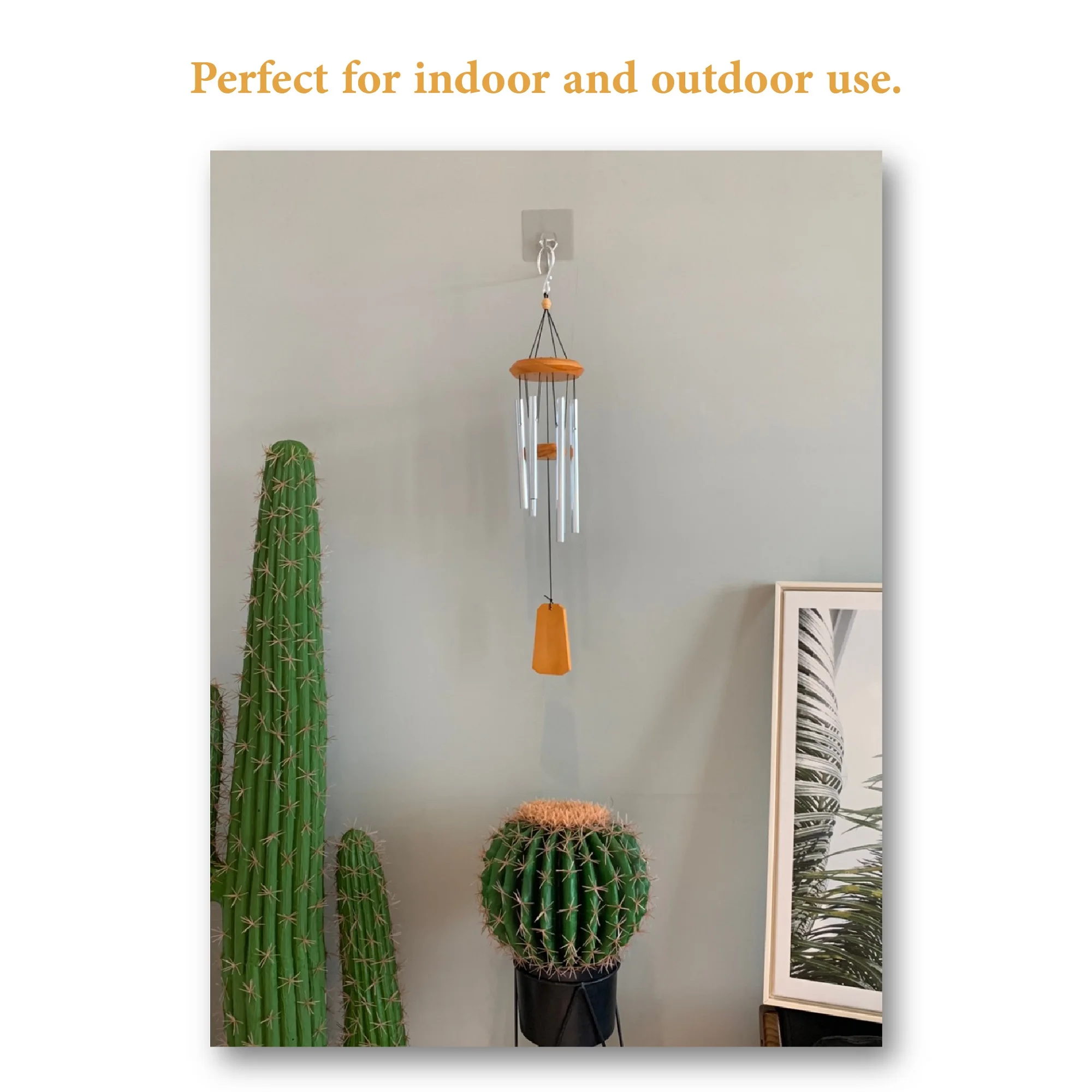 33IN сочувствия Windchime Металл Крытый 6 алюминиевых колокольчиков трубки