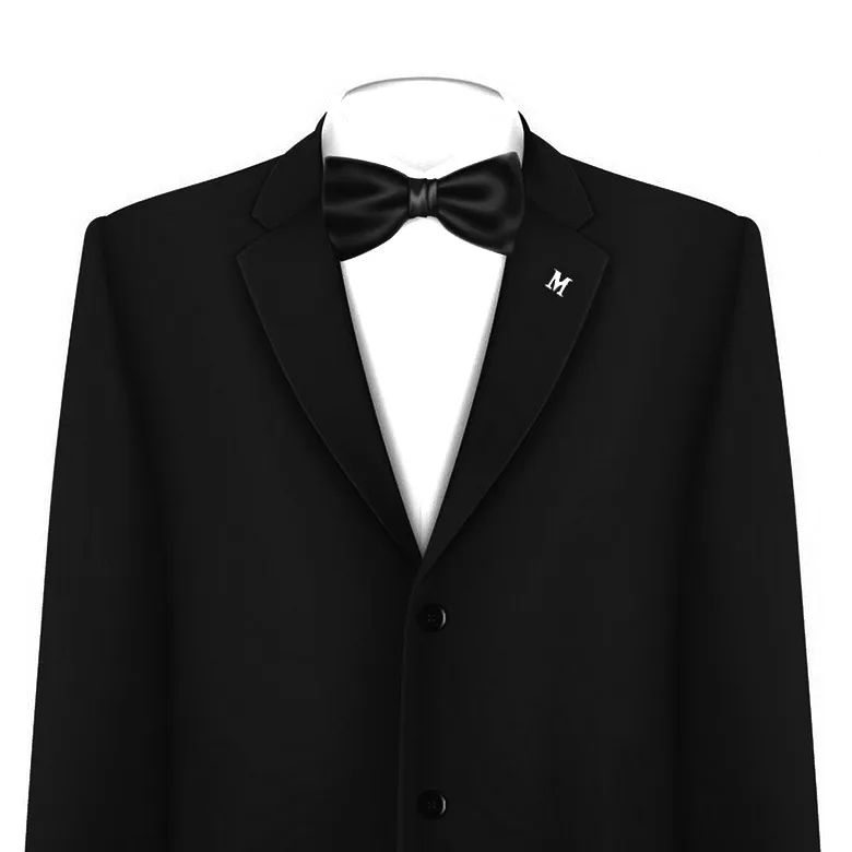 suit accessories custom A Z j alphabet metal letter pins