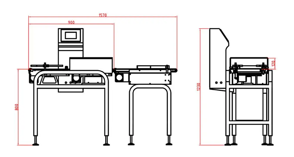 Automatic high speed checkweigher for capsule,food, check weigher system