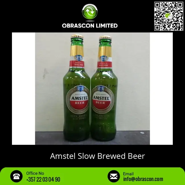 Wholesale Selling Fresh Drinks Slow Brewed Beer Bottles with Low 5% Alcohol Available at Discounted Market Price