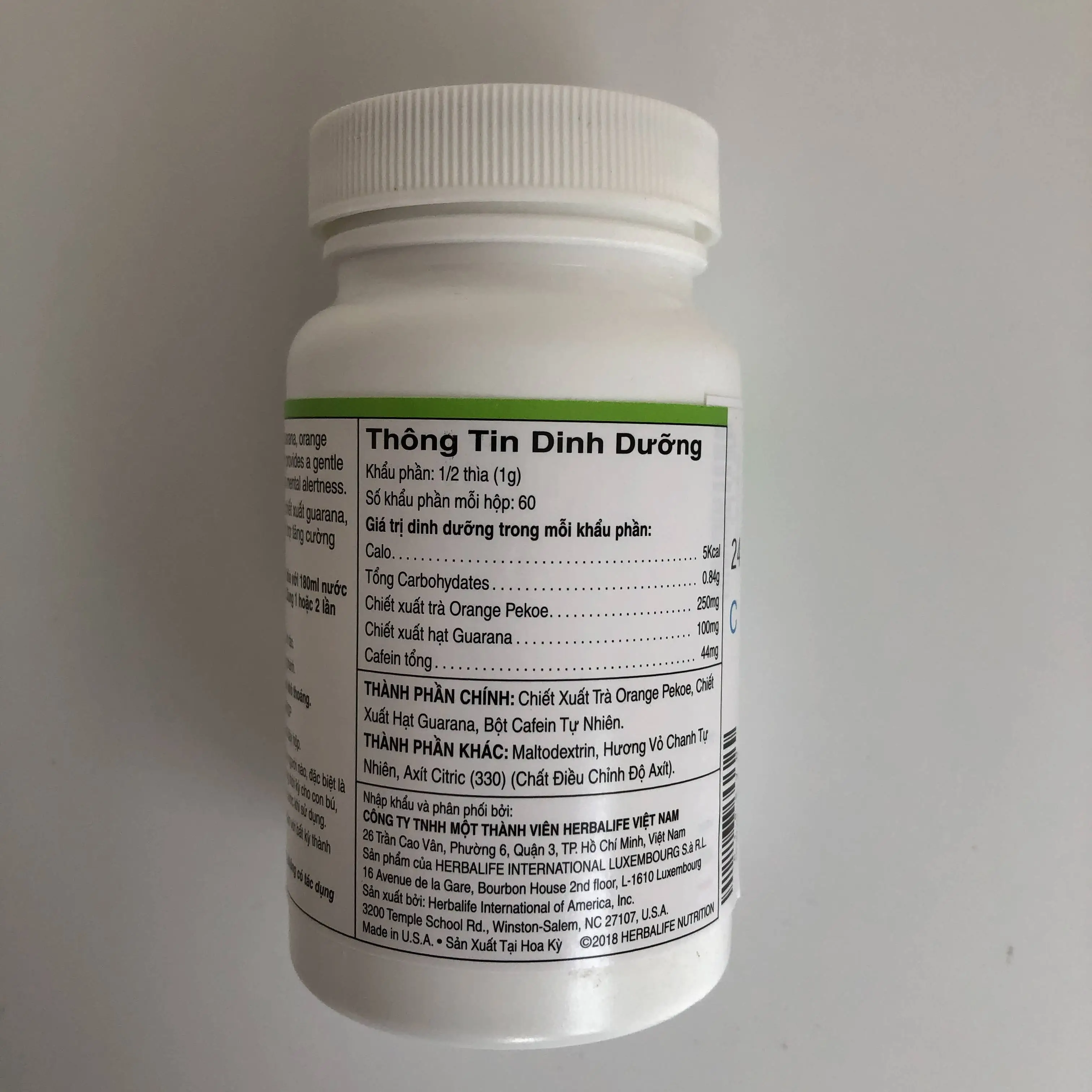 Вьетнамская версия новый чай NRG для энергетики и фитнеса 60 г Сделано в США оптовая продажа пищевая добавка здоровья