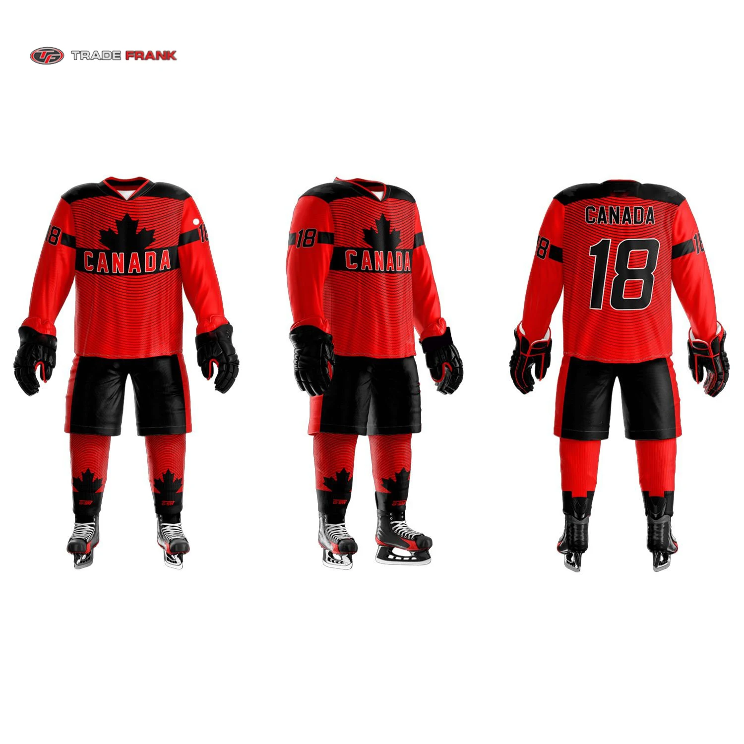 Лучшего качества дешево новейший стиль индивидуальная униформа для хоккея с шайбой из 100% полиэстера мужская