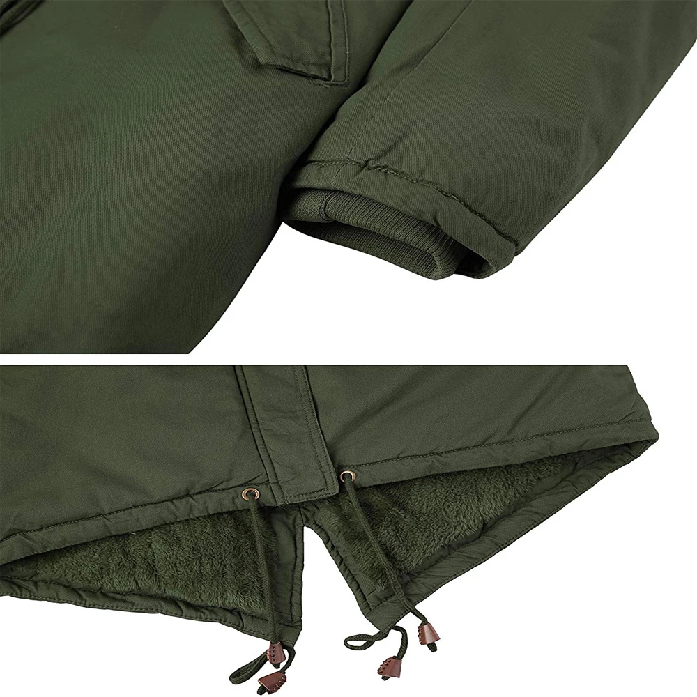 Buy Wholesale Women Faux Fur Long Sleeve Jacket Custom Hooded Winter Parka Jacket With Pockets