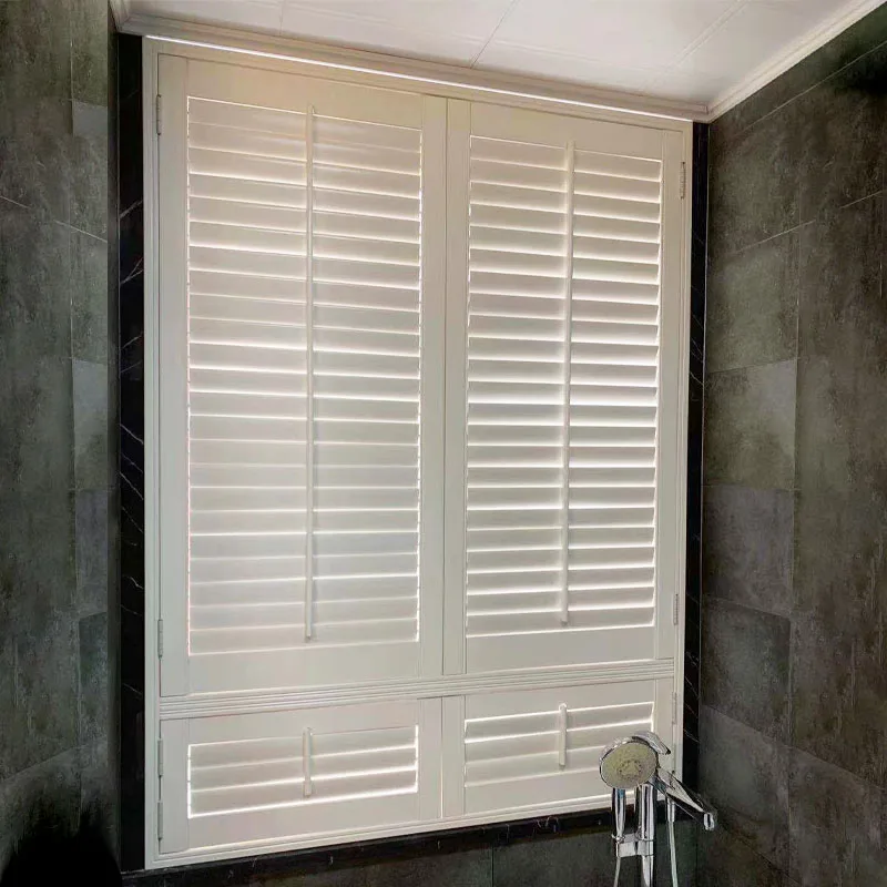 Sea side hot selling quality promising PVC  shutters plantation shutters long lasting