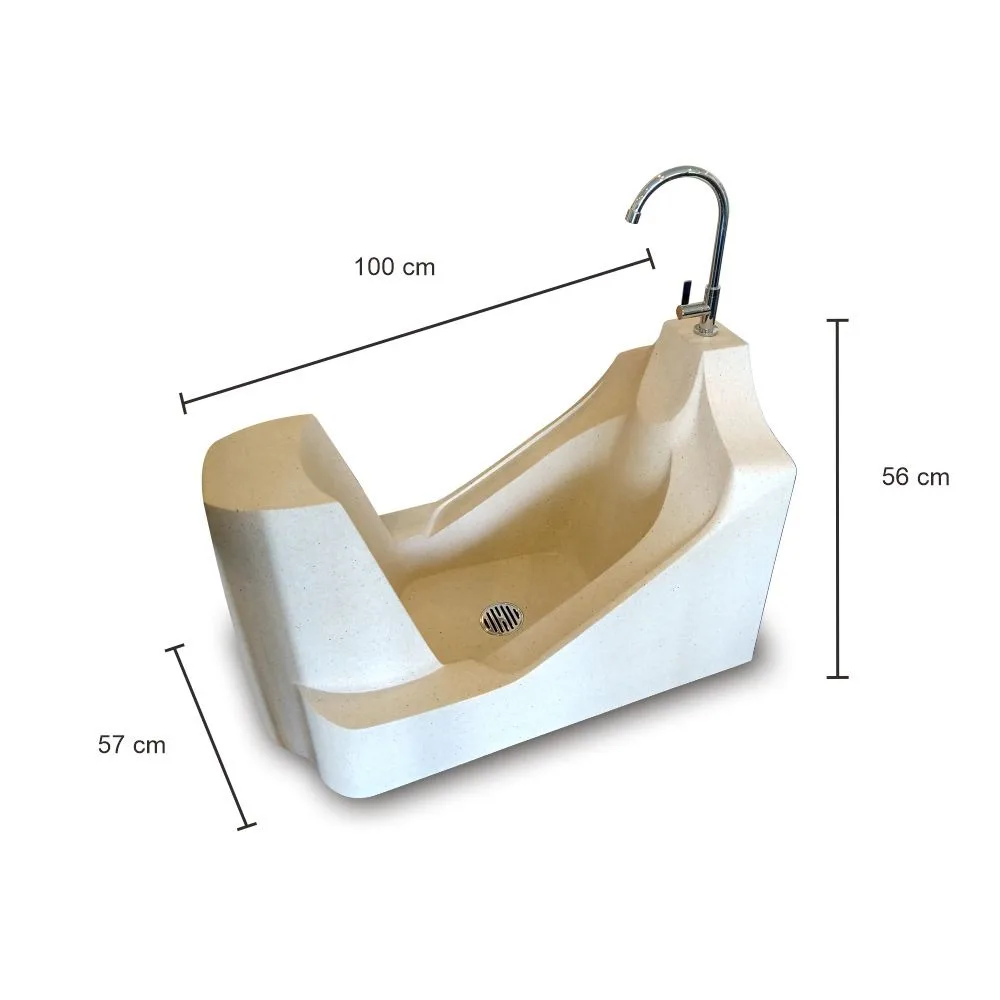 Мойка для ног Wudu-мойка Wudu раковина из смолы Terrazzo мусульманская мойка