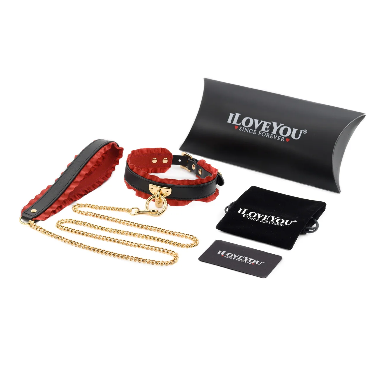 Kinky Vintage Ruffle Collar and Leash