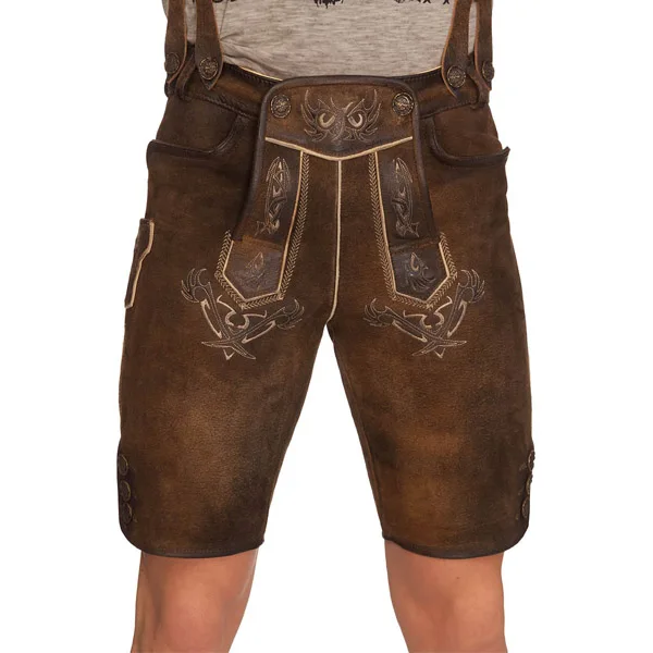2021 новые традиционные шорты Trachten Lederhosen/немецкая Баварская традиция Октоберфест из высококачественной замши под заказ