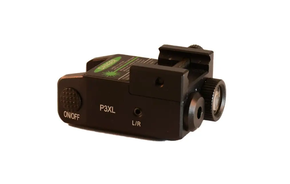 
HiLight P3XL CREE XL-L2 LED 200lm Steady/Strobe outputs & 5 mW precision Green laser sight 