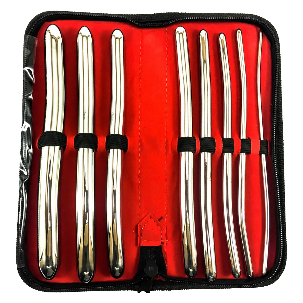 Набор Расширителей для уретры матки гинекологических свечей Hegar с чехлом вагинальный двухсторонний гинекологический инструмент Ce полиэтиленовый пакет PK