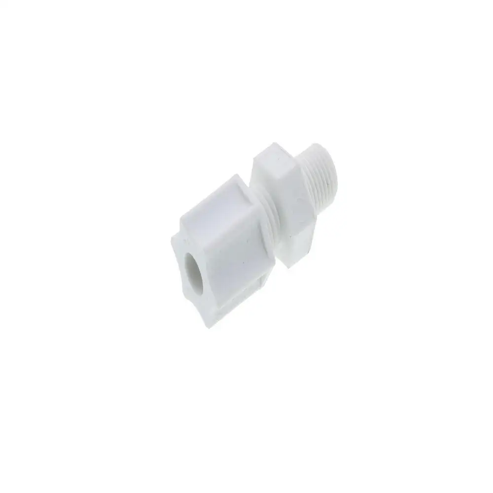 MPT -O Polypropylene Male Connector 1/4 OD Tube Fresh Water Systems US Based 10-4-2-P X 1/8 Equal Hexagon OBM