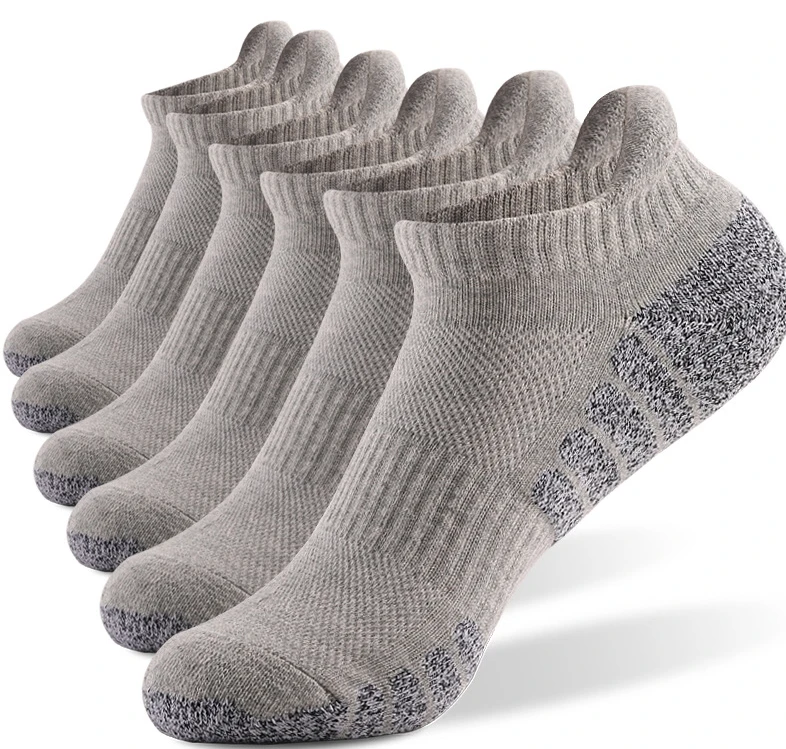 Fashion Cotton Men Solid Color Breathable Low Cut Short Ankle Sports Socks