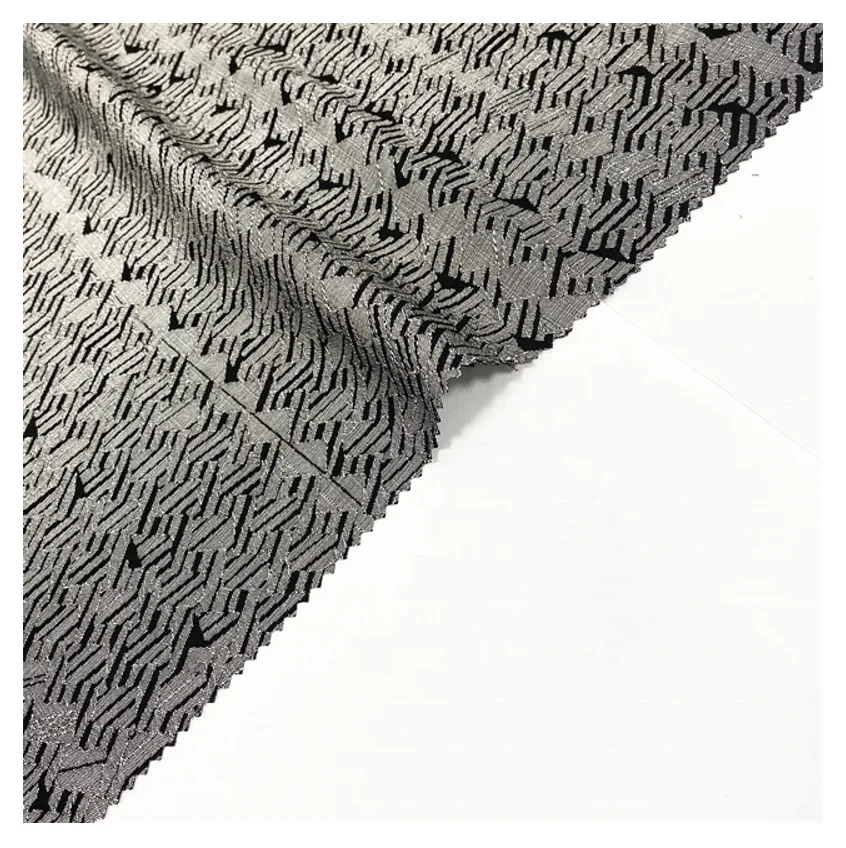ABAYA FABRIC MANUFACTURER SUPPLY Factory Direct Fashional New Woven Jacquard Polyester Rayon Blend Fabric for Abaya Dress