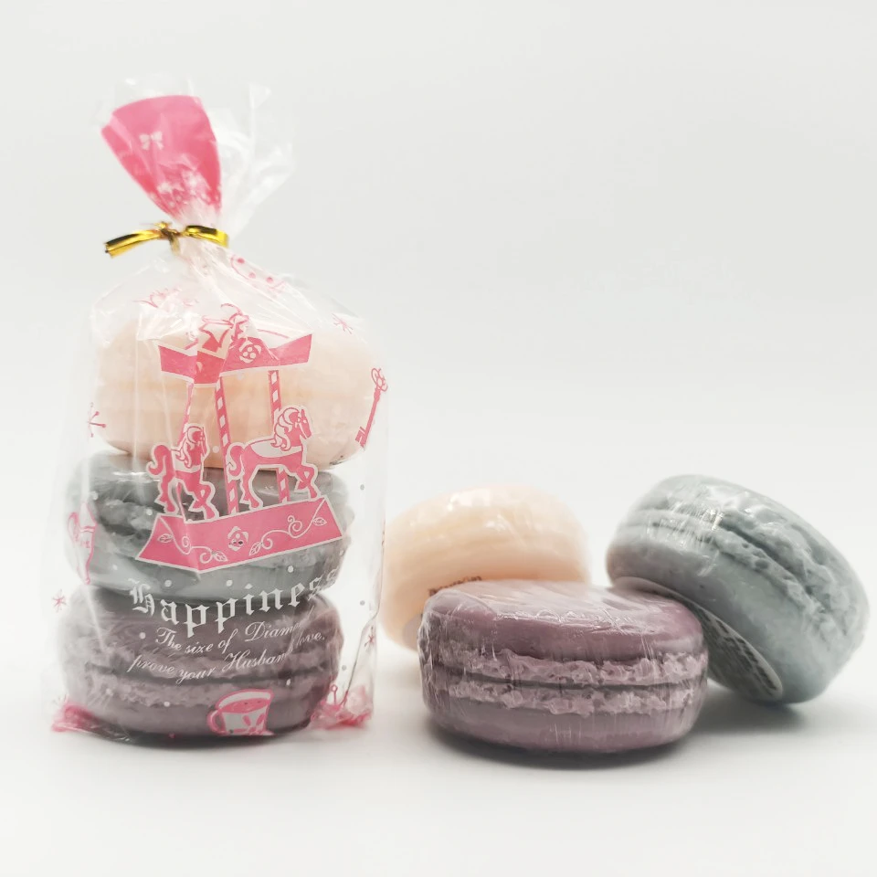 
Macaron style hotel bath soap 
