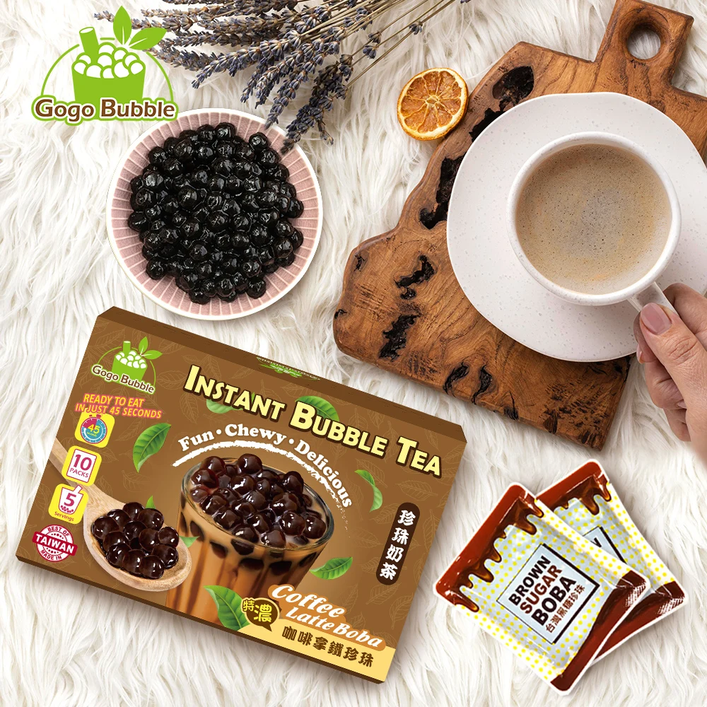 Sample 1 boxes Hot item Coffee flavor Instant bubble milk tea
